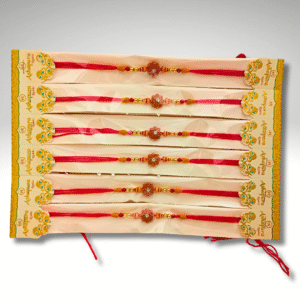 Decorative Floral Design Rakhi (1 Pc)