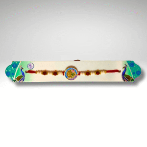 Krishna Ji with Bansuri Pendant Rakhi