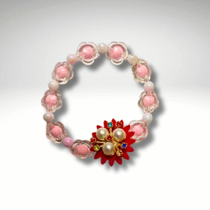 Stylish Colorful Beads & Pearl Rakhi Bracelet