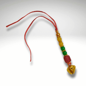 Colorful Beaded Ghungroo Lumba Rakhi for Bhabhi