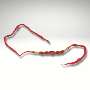 Classic Rakhi with Mauli Thread and Beadwork