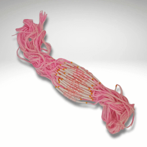 Set of 6 Beaded Pink Thread Rakhis